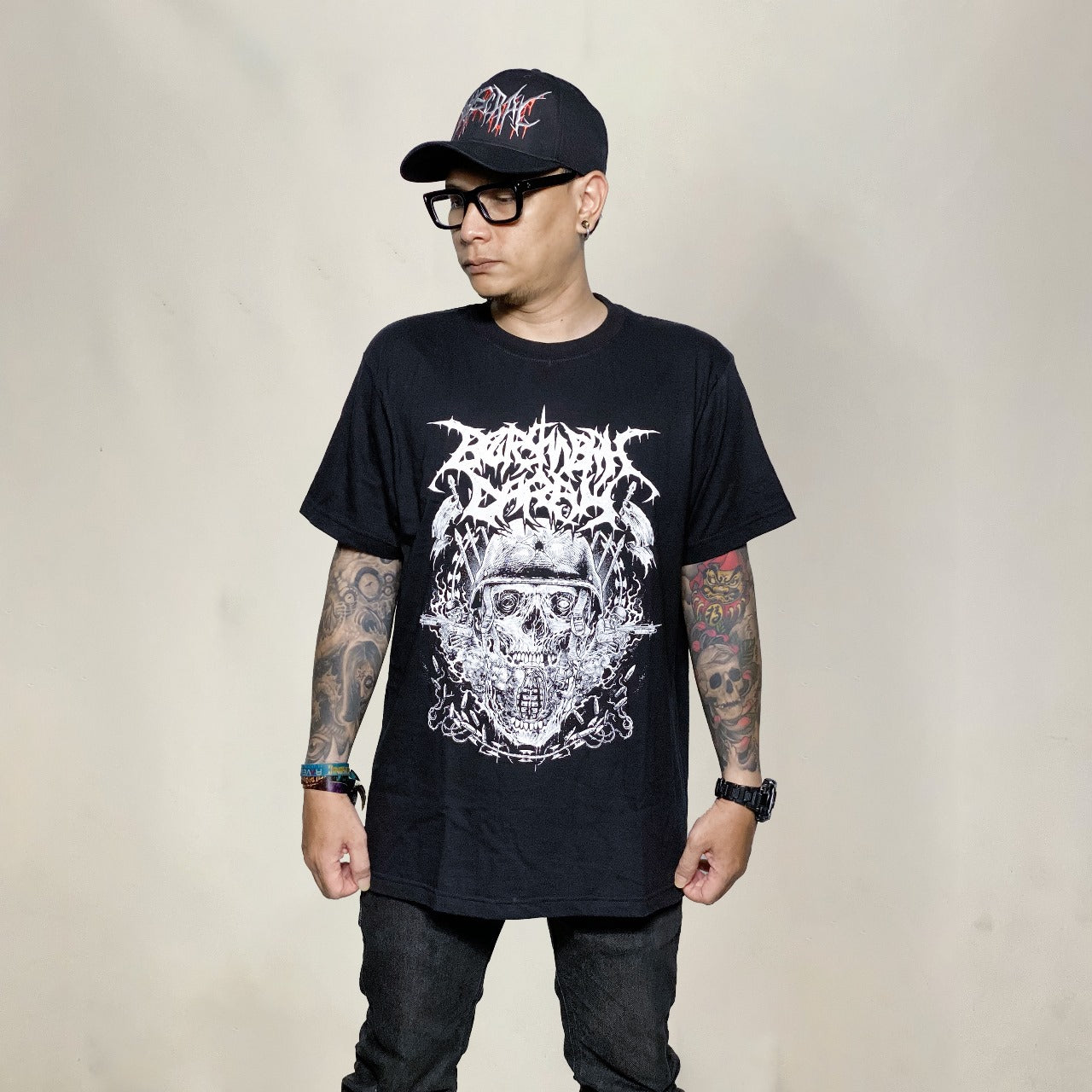 Official Merchandise Baju Dewasa Bersimbah Darah - Skull Of Soldier